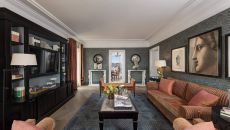 Roma Suite Sitting Room at Hotel de la Ville