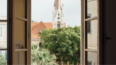 Drisco Hotel Attic Studio window The Drisco Hotel