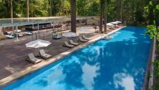 Olympic length infinity pool