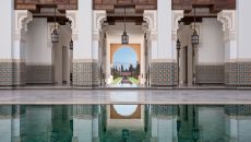 Patio and Grand Canal view at The Oberoi Marrakech