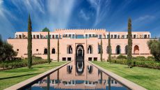 Grand Canal towards Main Building at The Oberoi Marrakech