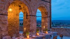 Leoncini Mansion Outdoor Dinning Area Evening Euphoria Retreat