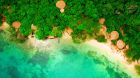 Aerial beach
