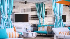 cabana with tv