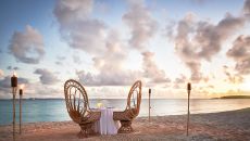 beach dining at Cap Juluca