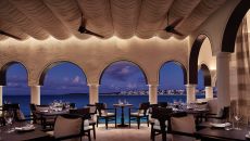 restaurant at night at Cap Juluca