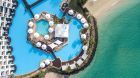 Aerial Pool Intercontinental Hayman Island.