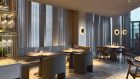 Allegra restaurant interior viennese seating at The Stratford Hotel