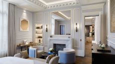 Lounge area in bedroom Apartment Villeroy