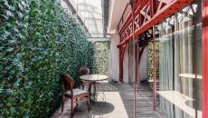 patio at Galleria Vik Milano – Townhouse Galleria