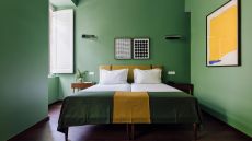 Green bedroom
