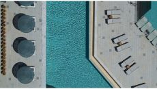 Communal Pools Umbrellas and Sunbeds 2 at Cayo Exclusive Resort