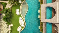 Lagoon Pool from above COMO Uma Canggu