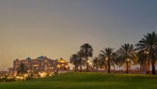 palace at night at Emirates Palace MO Abu Dhabi