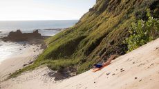 Sandboardingat Rancho Santana