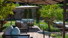 outdoor lounge Castel Hoertenberg