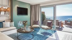 7Pines Kempinski Ibiza Cliff Suite Duplex Deluxe Living Room Part 1