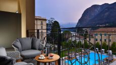 Park Pool view Grand Hotel Victoria