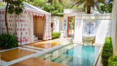 Pool Area of Royal Villa with Plunge Pool at The Leela Palace Jaipur