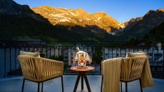 Kempinski Palace Engelberg Premier Room Balcony