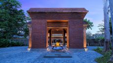 Andaz Bali Entrance with Bonfire Andaz Bali