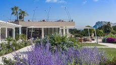 exterior with flowers Baglioni Sardinia