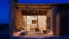Panorama Suite outdoor night 8046 Six Senses Shaharut