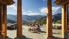 Paro Main Building Terrace Setup