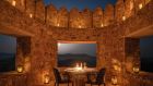 Shikar Burj Dinner Set up Six Senses Fort Barwara