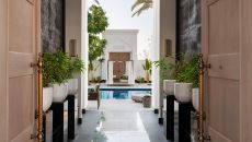 Royal Two Bedroom Villa Entrance at Raffles Al Areen Palace Bahrain
