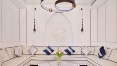 Wellness Spa Villa Welcoming Majlis at Raffles Al Areen Palace Bahrain