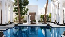 spa tent at Raffles Al Areen Palace Bahrain