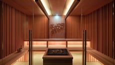 sauna at Casa Cipriani Milano
