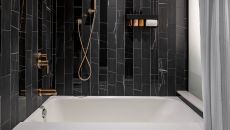 bathroom standard tub