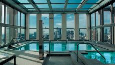 Rooftop indoor pool
