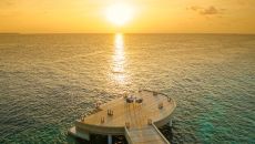 dinner sunset Emerald Faarufushi