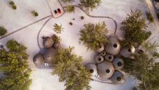 Kisawa spa and gym aerial Natural Wellness Center