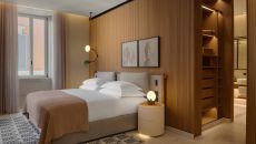 Deluxe Jr suite bedroom Six Senses Rome