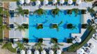 pool drone view resort