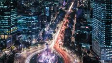 exterior city night view