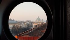 Round window view