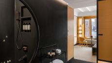 classic harbourview room with moongate bath combined shower and bath