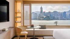 classic harbourview room with moongate bath day