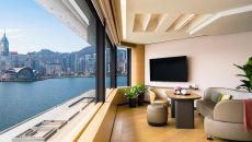 corner suite seaview living room day view