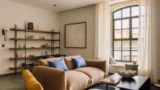 twobed suite river living room