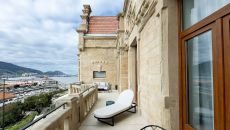 suite presidencial terraza vistas mar cantabrico Palacio Arriluce Hotel Getxo Bilbao