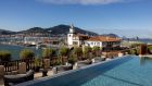 lujo bilbao getxo piscina exterior Palacio Arriluce Hotel Getxo Bilbao