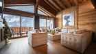 Alpine Chic Living Room on Top Floor Prestige Residence Sud Resort
