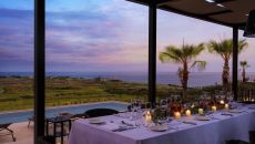 AGATA Pergola table sunset