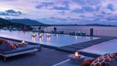 Cocktail Setup by the Pool
